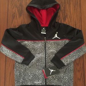 NIKE AIR JORDAN BOYS SIZE 5 FULL ZIP HOODIE!